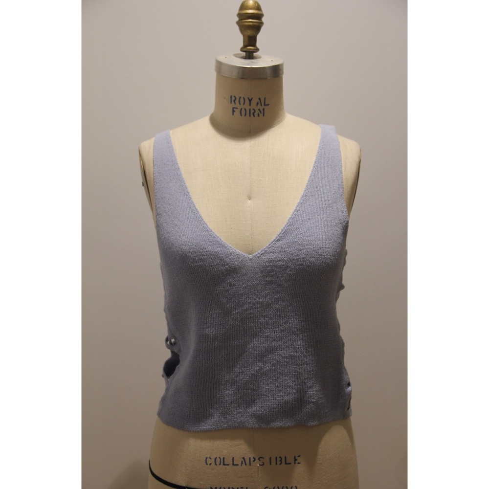 Knit sweater tank